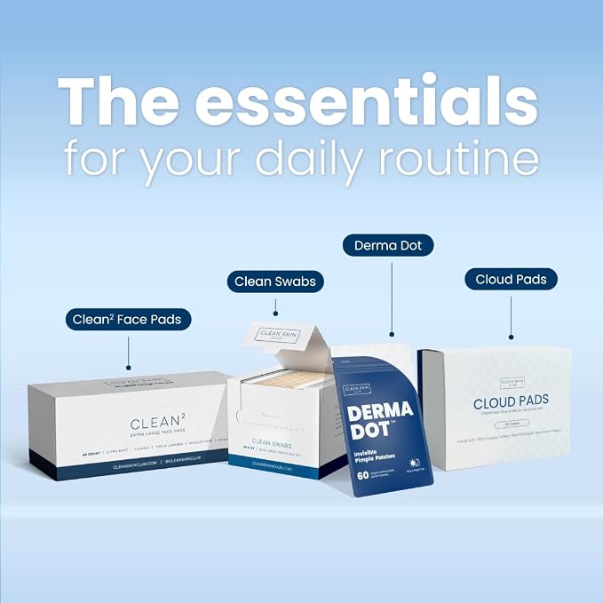 Clean Skin Club Clean² Pads 2.0 Guaranteed Not to Shed & Tear, Unique Triple - Image 8