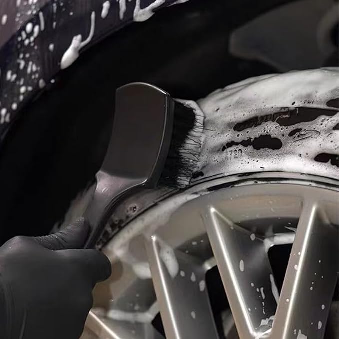 Wheel Brush Tire Brush Car Wash Brush Tire Brush Car Carpet Cleaner Used - Image 9