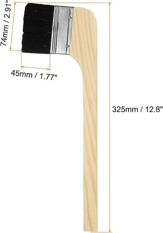HARFINGTON Paint Brush 3Pcs 3" Brush Width Reusable Variety Angled Bend Brushes - Image 2