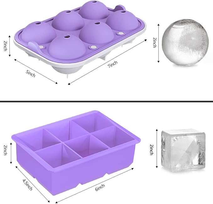ROTTAY Ice Cube Trays, Sphere Ice Ball Maker - Image 5