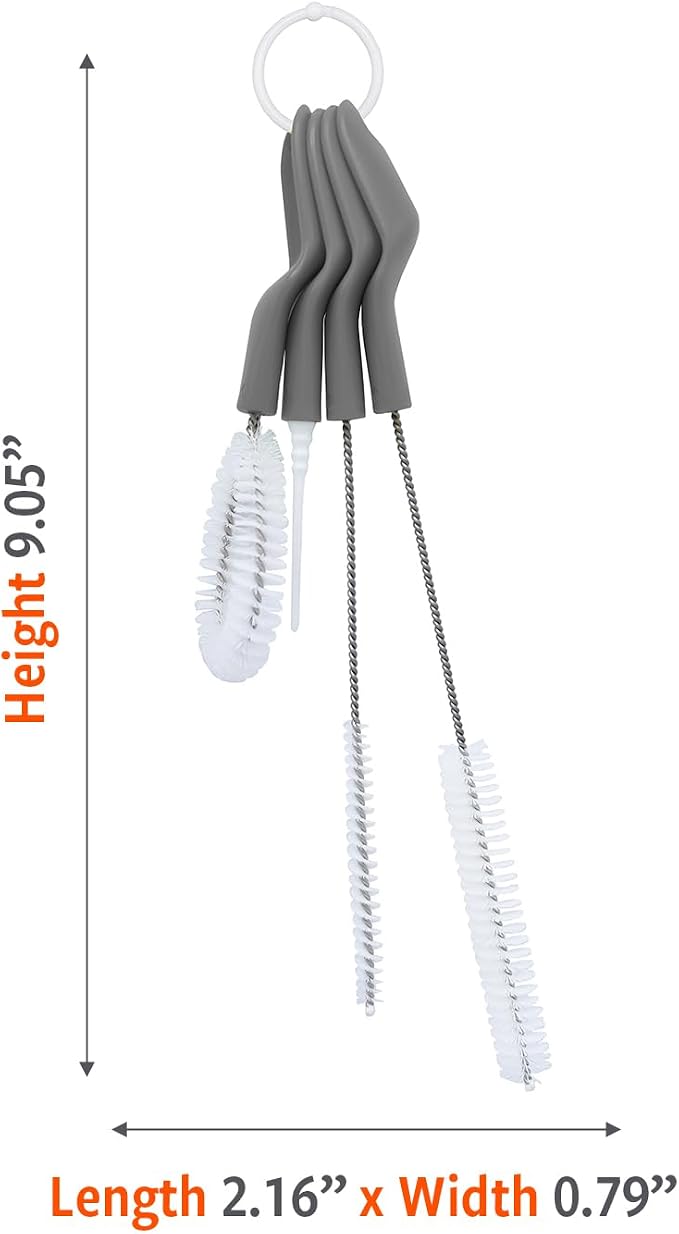Full Circle Little Sipper, Bottle and Straw Cleaning Brush Set, Sizes - Image 9