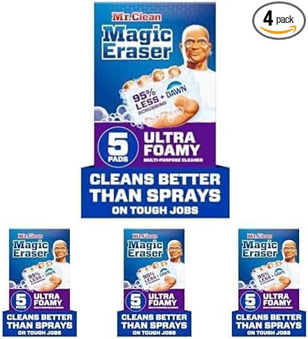 Mr. Clean Magic Eraser Foaming Sponge | Ultra Foamy | Cuts Through Grease | by MrClean