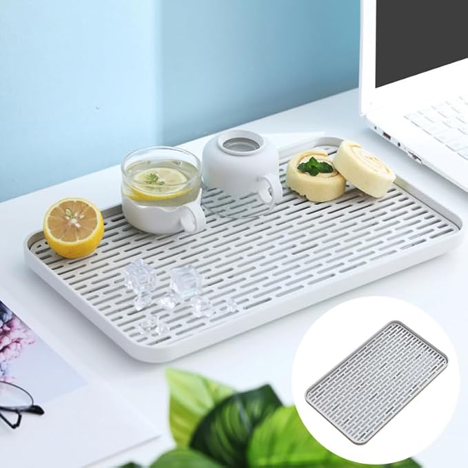 Bottle Drying Rack with Dual Layer Drain Tray 12.20X6.88X0.98In Kitchen - Image 6