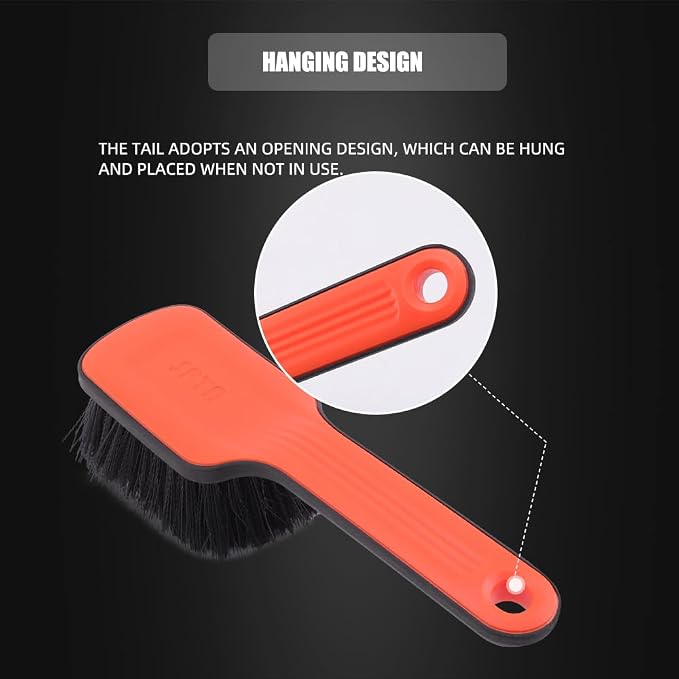 SPTA Tire Brush, Carpet Cleaning Brush, Carpet Cleaning Brush, Stiff Synthetic - Image 6