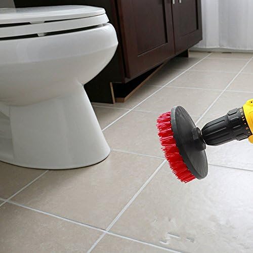 Drill Brush Heavy Duty 2PCS – Clean Tile & Grout 5X faster – Spin Away Rust - Image 3