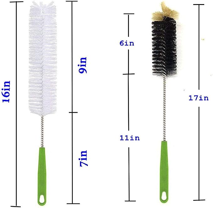 Long Bottle Brush, 17 in Bendable Cleaner Brushes - Image 7