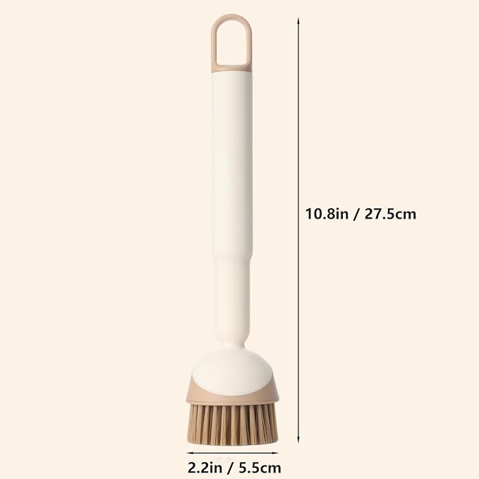 Twist-Handle Dish Brush, 30/60/90° Adjust Angle Instantly Long Handle Bottle - Image 7