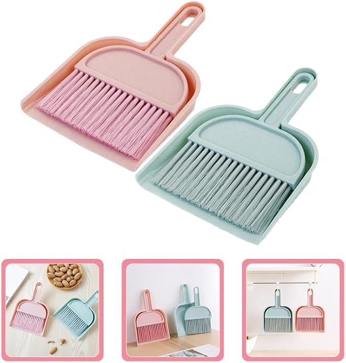 Cabilock Mini Desktop Broom and Dustpan Set - Image 9