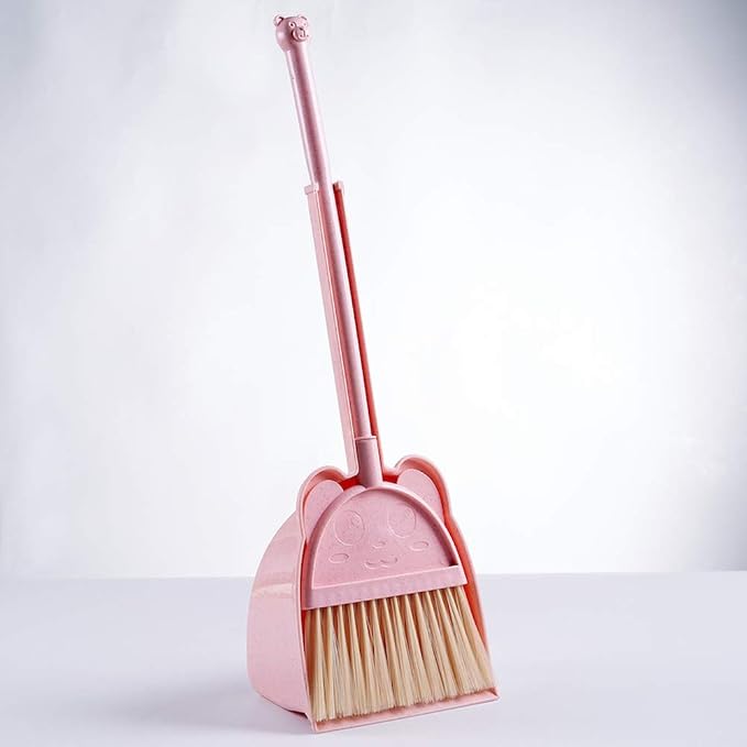 Mini Broom with Dustpan for Kids, Little Housekeeping Helper Set - Image 2