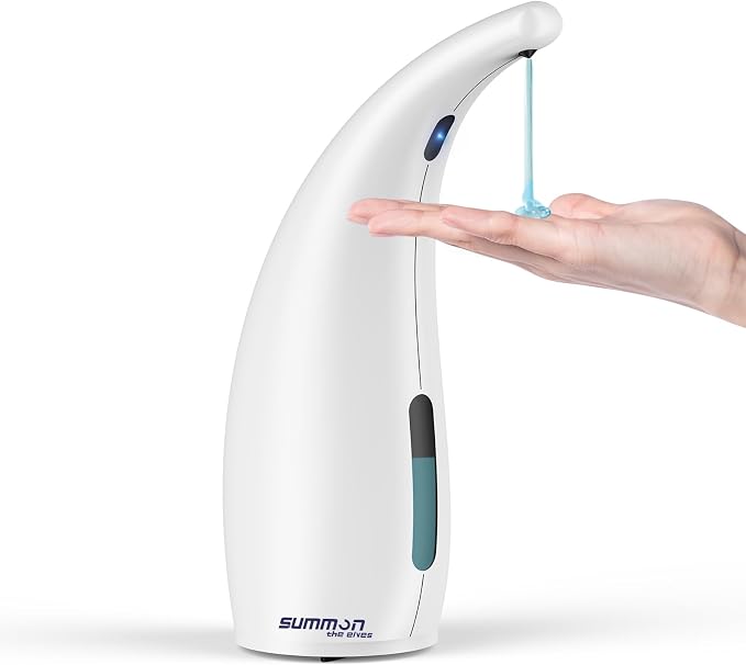 Automatic Liquid Soap Dispenser, 300ML Touchless 4 Gear Adjustable, Countertop by summontheelves