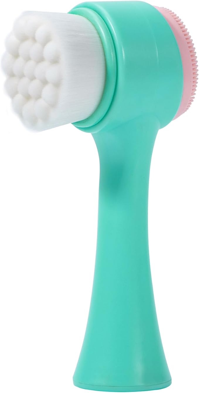 Face Brush 2 in 1, Facial Cleansing Exfoliating Brush by BEOMEEN