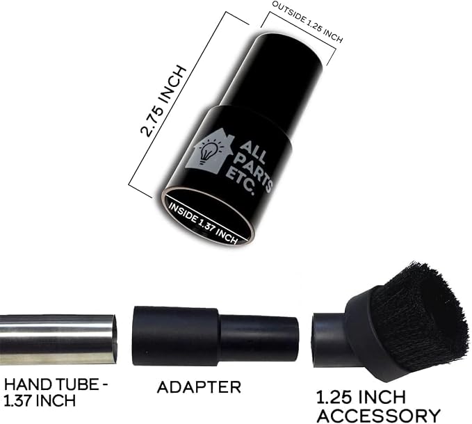 Elongated Universal Dust Brush Attachment, 1.25” Long Dusting Brush Accessories - Image 3