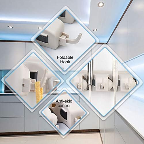 C-CHAIN Mop and Broom Holder, 5 Position - Image 2