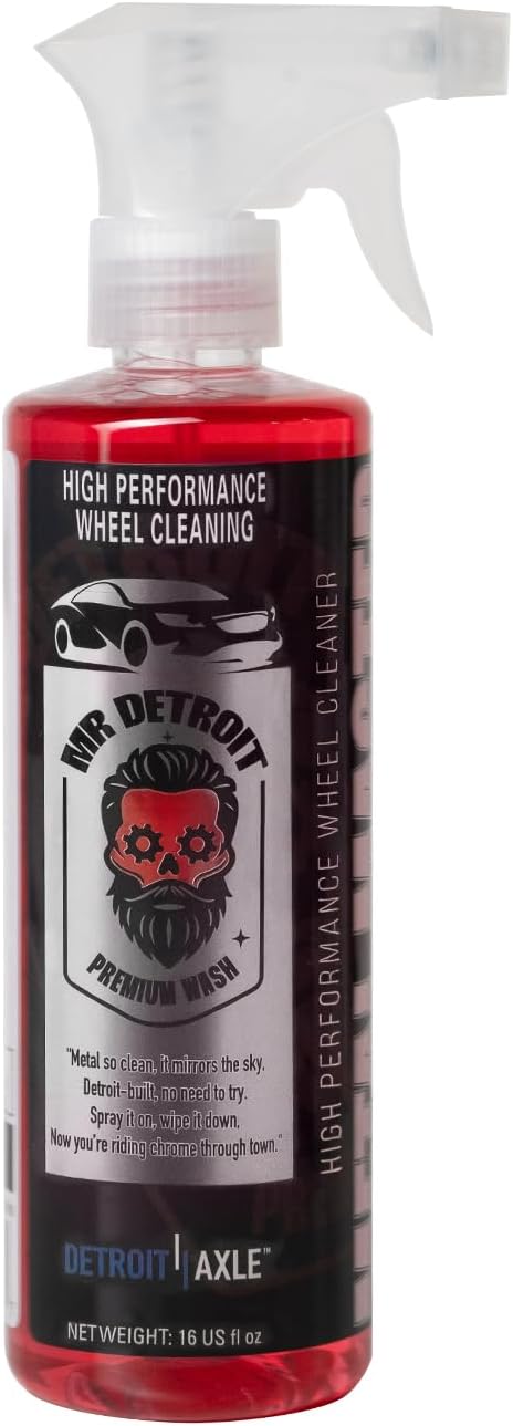 Mr. Detroit - 2pc Car Wash Kit Drill Wheel Brush and High-Performance Cleaner - Image 3