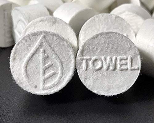 Coin Tissues | 50 Pack with 5 Carrying Cases | Toilet Paper Tablets | - Image 2