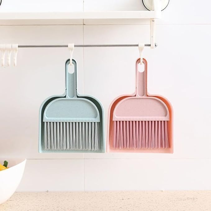 Cabilock Mini Desktop Broom and Dustpan Set - Image 4
