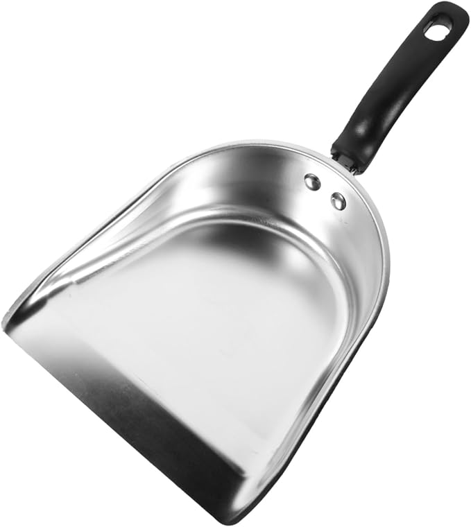 Stainless Steel Dustpan Metal Dust Pan Dustpan by Anneome