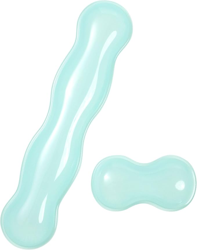 Gel Keyboard and Mouse Wrist Rest Set – Clear Wrist Rest by Sumgsn