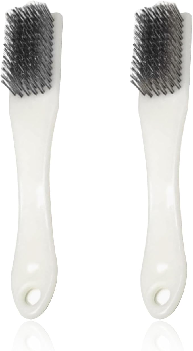 NIIIYTYB 2 Pack Bowling Shoe Brush 2-in-1 Heavy Duty Scrubber by NIIIYTYB