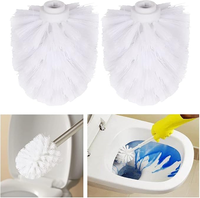 EKDJKK 2PCS Toilet Bowl Brush Replacement Head, Toilet Brush Head Replacement - Image 7