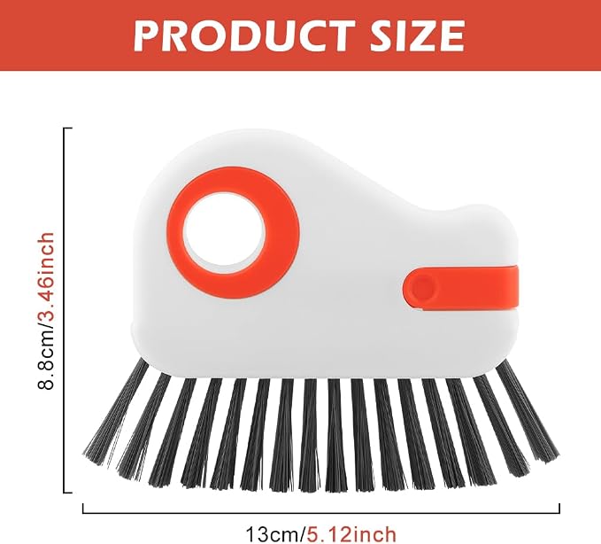 2Pcs 2 in 1 Groove Cleaning Brush, Window Track Cleaning Tools - Image 2