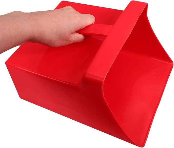 OUNONA Handheld Plastic Dustpan 9.65X8.07X5.31 Inches Lightweight Scoop Garbage - Image 4