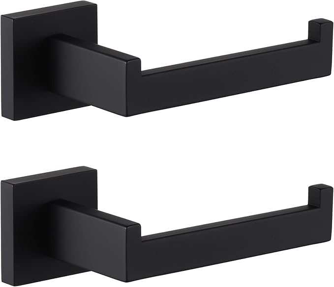 KOKOSIRI Black Toilet Paper Holders Bathroom Toilet Paper Roll Holder SUS304 by KOKOSIRI