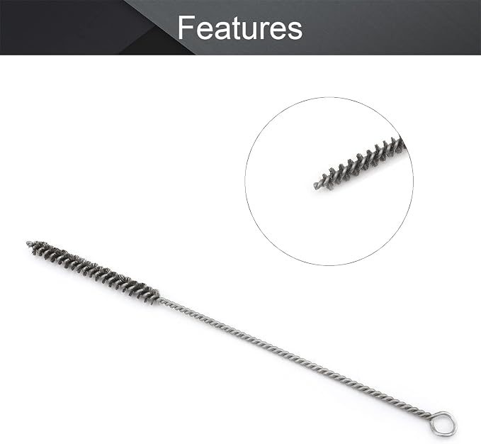 Utoolmart Stainless Steel Wire Cleaning Brush, Spiral Power Tube Brush - Image 4