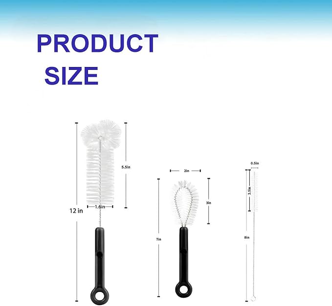 3-Pack Bottle Cleaning Brush Set - Image 6