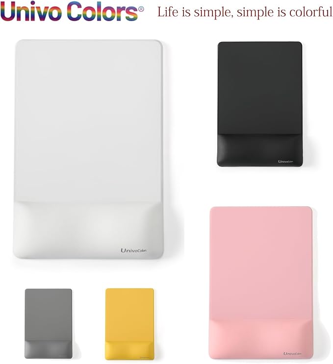 univo colors Design-Wave Wrist Rest Mouce Pad, PE Mouse Sliding - Image 7