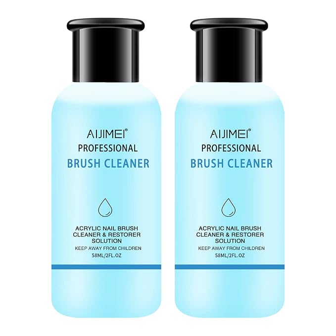 AIJIMEI Acrylic Nail Brush Cleaner Acrylic Brush Cleaners Liquid Acrylic Paint by AIJIMEI