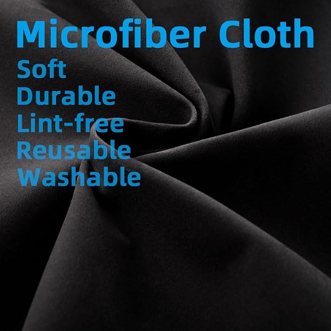 6 Pack Microfiber Gun Cleaning Cloth, Reusable Microsuede Cleaning/Polishing - Image 3