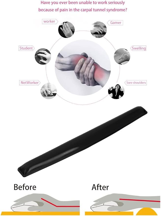 Gel Keyboard & Mouse Wrist Rest Set - Image 3