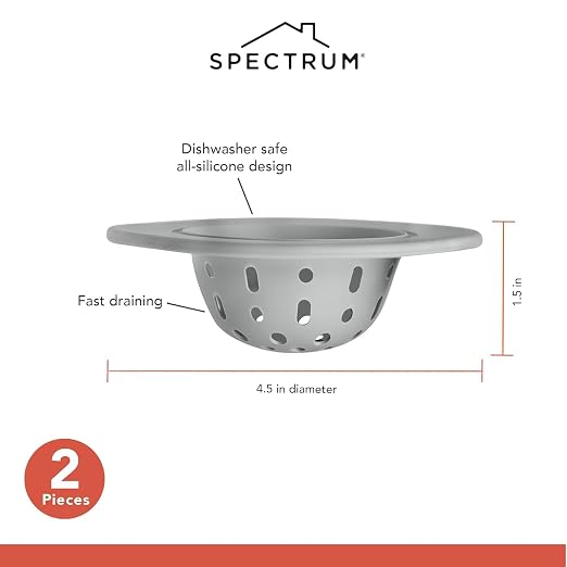 Spectrum Silicone Sink Strainer 2-Pack - Image 5