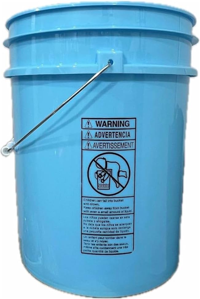 House Naturals 5 Gallon Premium HPDE Plastic Bucket - Image 4