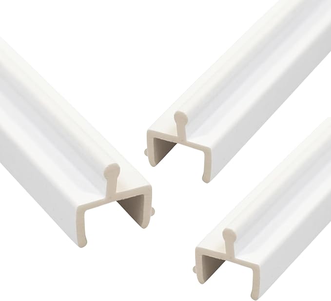 KC Hardware Vinyl Sliding Screen Door Track, Sliding Door Bottom Track by KCHardware