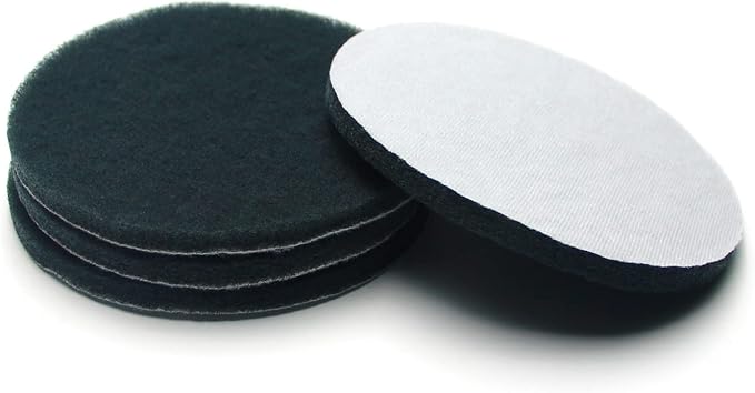 Auniwaig 1200-Grits 7 Inch Scrubber Scouring Pads Flocking Scuff - Image 3