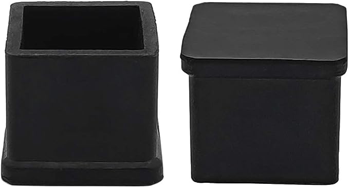 Flyshop Heavy Duty Non-Slip Rubber Leg Tips Square Chair Leg Floor Protectors - Image 4