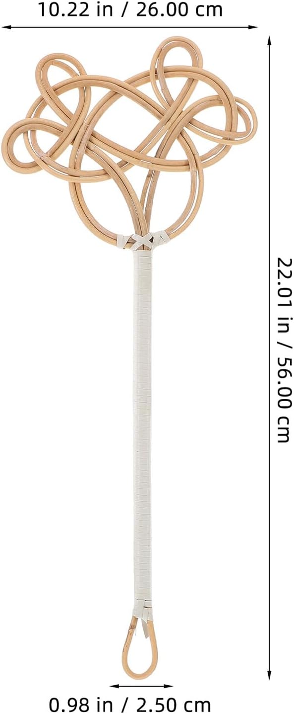 Rattan Dusting Brush Long Handle Quilt Duster - Image 2