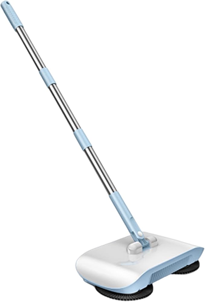 Carpet Sweeper Manual Manual Vacuum Sweeper 2 in 1 Hand Push 180 Degree - Image 9