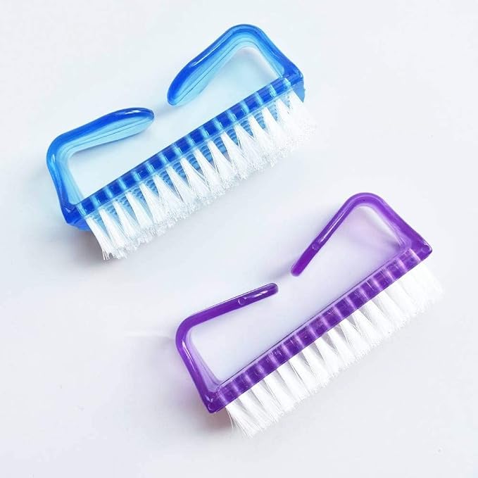 Leline's Nail Brush, 2 Pieces Handle Grip Nail Cleaner Brush, Soft Kids Nail - Image 6