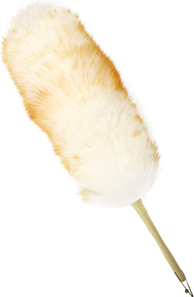 Lambs Wool Duster for Cleaning Window Blinds Computer Furniture TV Computer by iHUFeather