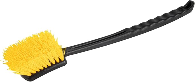 Restaurantware Heavy-Duty Scrub Brush 1 Count 20Inch Plastic Handle - Image 2