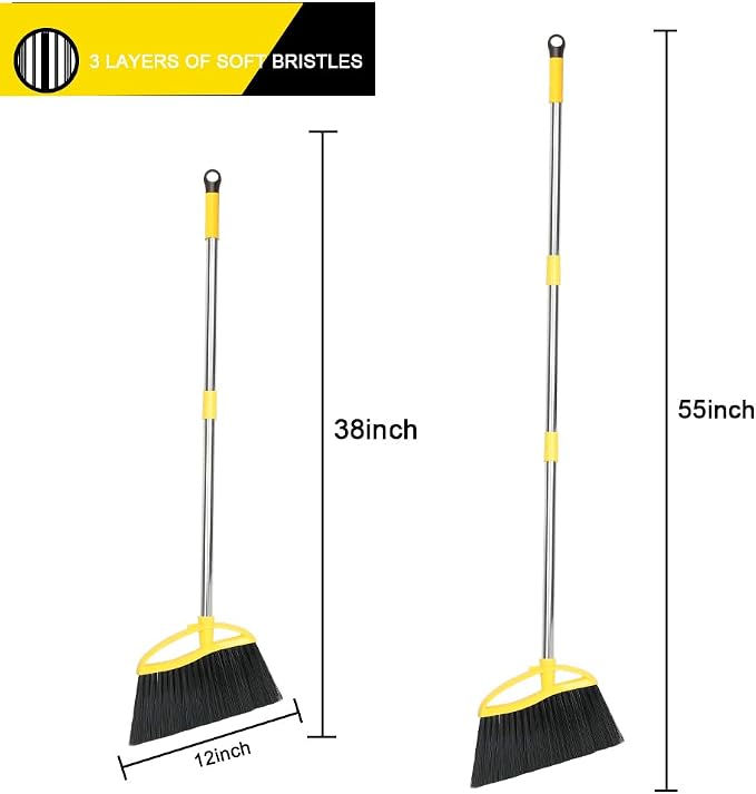 Soft Bristles Broom Indoor Angle Broom - Image 2