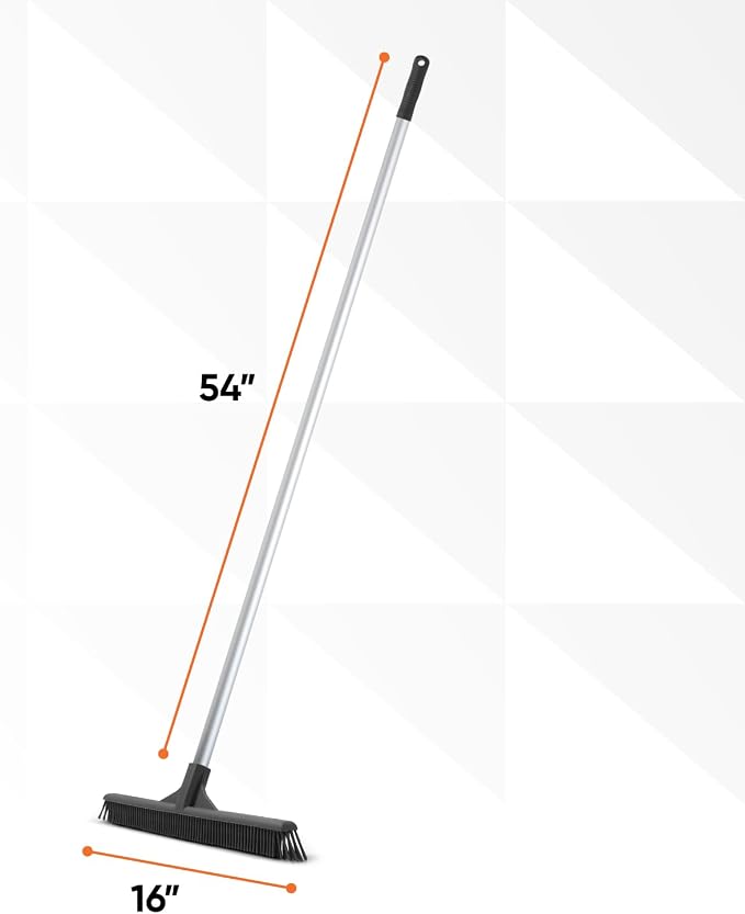 Superio 16” Pet Hair Remover Silicone Broom - Image 2