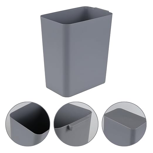 3 Pack 4.5 Gallon Open-top Trash Cans, Plastic Wastebasket Garbage Can - Image 3