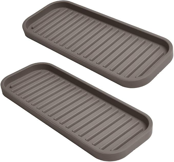 Gosmol Silicone Sponge Holder Kitchen Sink Organizer Tray Dish Caddy Soap by Gosmol