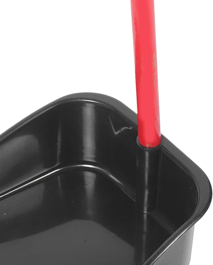 EXCEART Upright Dustpan with Long Handle 27.95 Inch Lightweight Plastic - Image 6