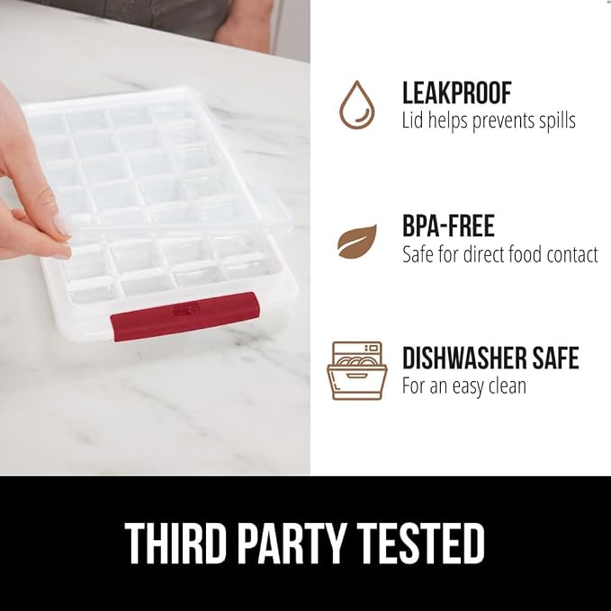 GORILLA GRIP Stackable Ice Cube Tray and Bucket Set - Image 5