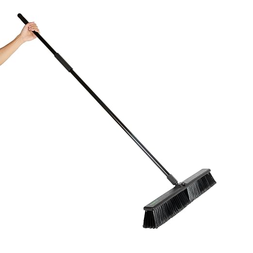 Restaurantware-Clean Tek Professional 23.62 Inch Push Broom, 1 Heavy-Duty Broom - Image 10